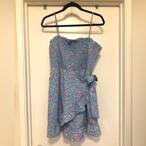 Vero Moda spaghetti strap floral mini dress - size XL  - NWT - Picture 1 of 9